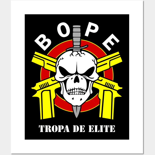 Mod.19 BOPE Batallon Ops Wall Art by parashop